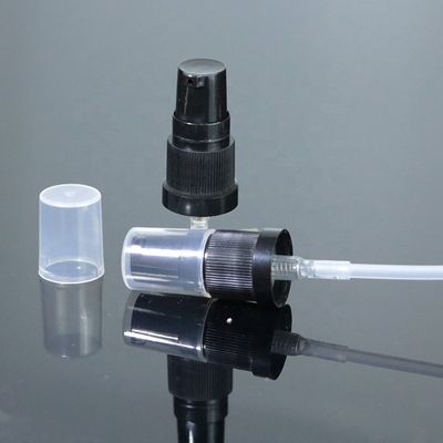 18mm 18/410 di pompa di plastica nera dello spruzzo della lozione di prezzo franco fabbrica con il chiaro cappuccio