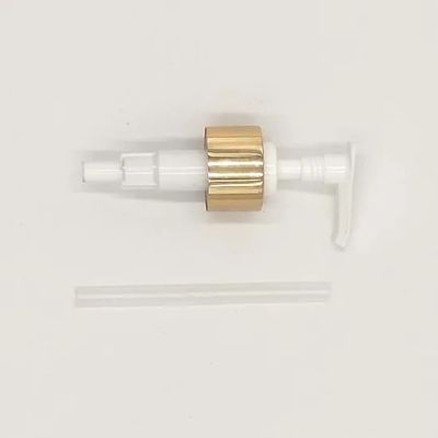 Pompa di plastica dell'erogatore del cosmetico della metallina 24mm