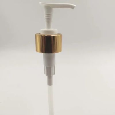 Pompa di plastica dell'erogatore del cosmetico della metallina 24mm