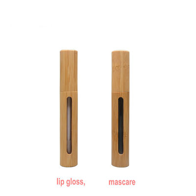 metropolitana cosmetica di bambù della mascara di trucco della bottiglia della mascara 7ml con la spazzola del ciglio