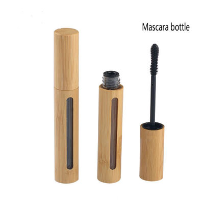 metropolitana cosmetica di bambù della mascara di trucco della bottiglia della mascara 7ml con la spazzola del ciglio