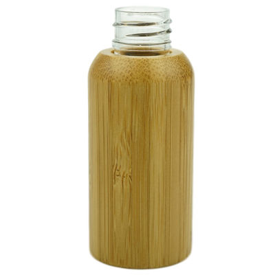 Bottiglie cosmetiche di bambù 120ml di plastica interno della lozione dei contenitori della pompa vuota della lozione
