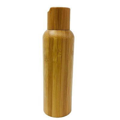 50ml ha glassato la bottiglia di vetro del diametro cosmetico 37mm* H95mmn del contenitore del cappuccio di bambù