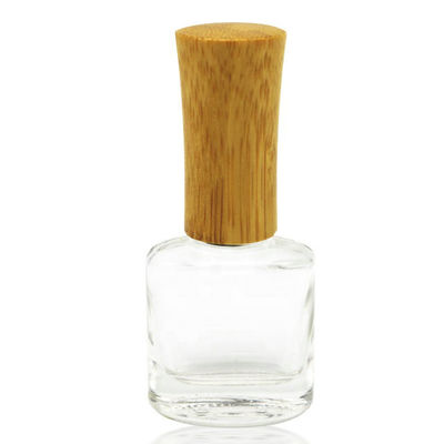 bottiglia di vetro all'ingrosso di 5ml 15ml 20ml con la bottiglia di bambù dello smalto del coperchio