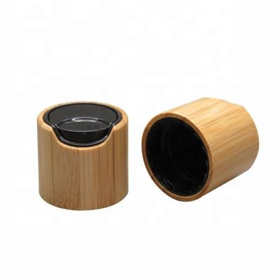Coperture di bambù superiori dei coperchi dei tappi superiori del disco di Consmetic del disco di bambù per le bottiglie cosmetiche