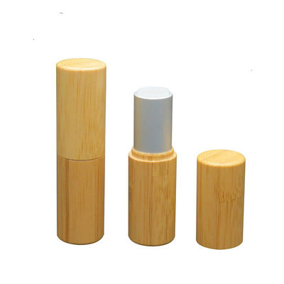 cosmetico di bambù del contenitore vuoto della metropolitana del rossetto di 12.1mm rispettoso dell'ambiente