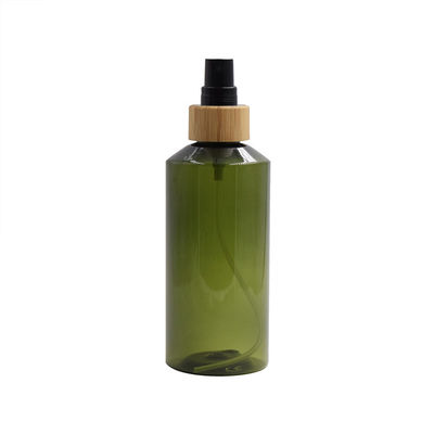 contenitore di bambù verde verde oliva organico dello spruzzo della stanza del corpo dello spruzzatore della bottiglia di plastica dell'animale domestico