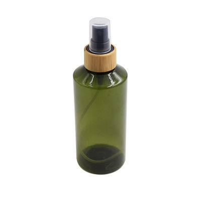 contenitore di bambù verde verde oliva organico dello spruzzo della stanza del corpo dello spruzzatore della bottiglia di plastica dell'animale domestico