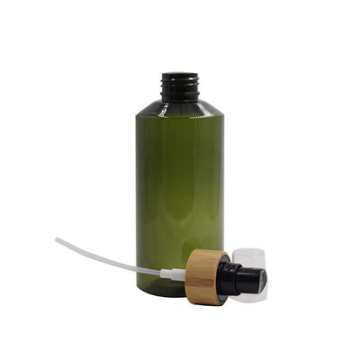 contenitore di bambù verde verde oliva organico dello spruzzo della stanza del corpo dello spruzzatore della bottiglia di plastica dell'animale domestico