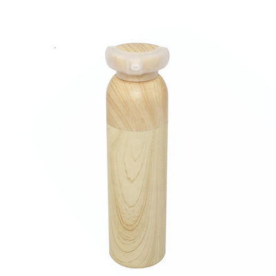 Bottiglia senz'aria di bambù 15ml 30ml 40ml della bottiglia cosmetica di plastica della pompa del nuovo prodotto