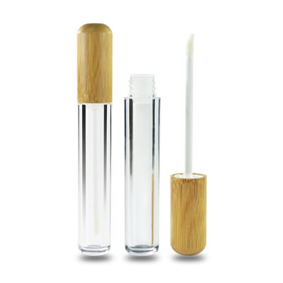 Tubo di bambù amichevole del rossetto di lucentezza del labbro 6ml di eco vuoto per il contenitore cosmetico