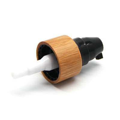 Coperchio di bambù della testa cosmetica dello spruzzatore di alta qualità per i barattoli delle bottiglie di vetro