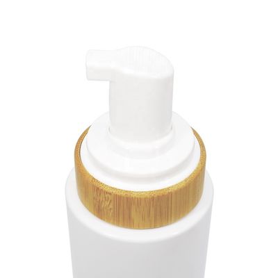 Pompa della schiuma del sapone di liquido del cosmetico 43mm con bambù per la bottiglia adatta Envoironmet