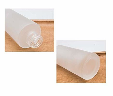 120ml ha glassato la bottiglia di vetro della pelle cosmetica di bambù di cura della pompa del contenitore della lozione